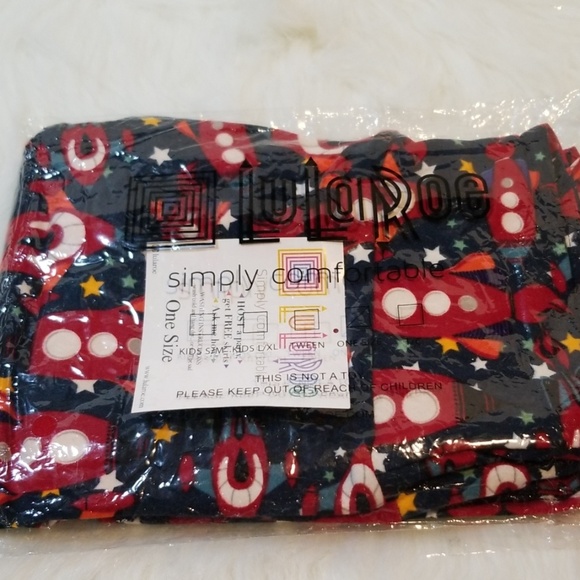 Lularoe OS leggings Rockets - Picture 5 of 6